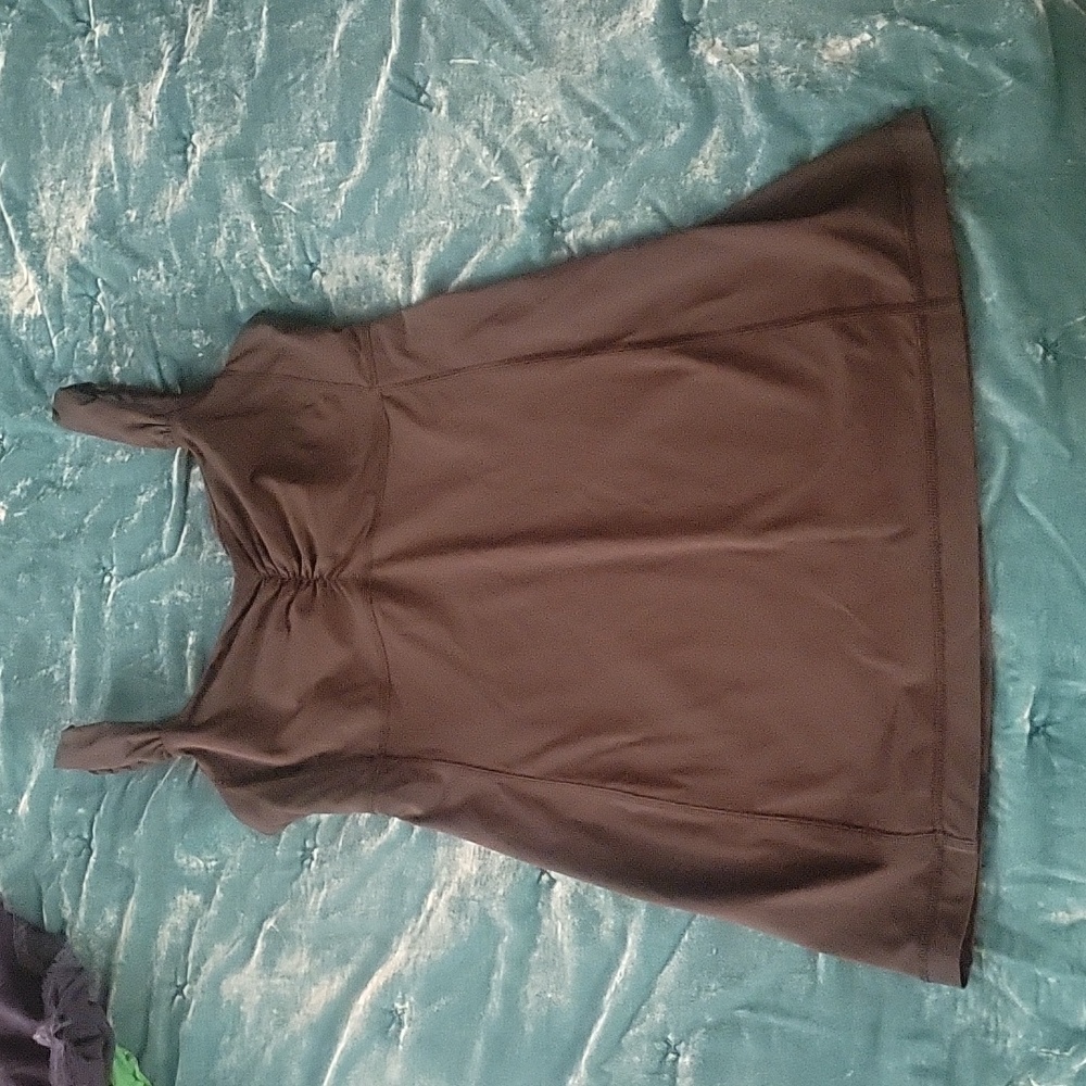 Lululemon Black Aria II Scoop Back Yoga Workout Tank Size 6